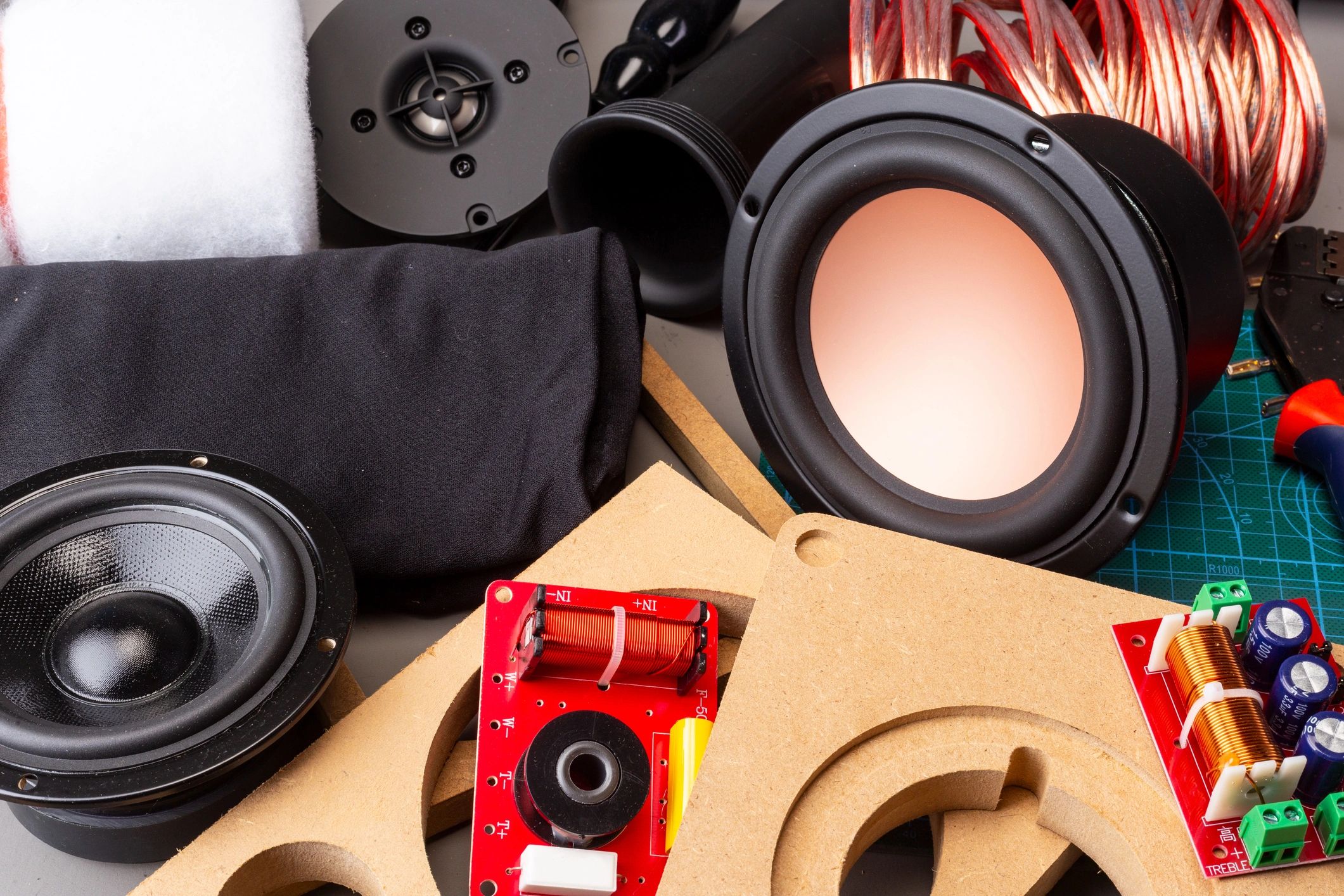 DIY speaker kit assembly